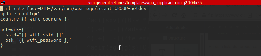 Ansible playbook template