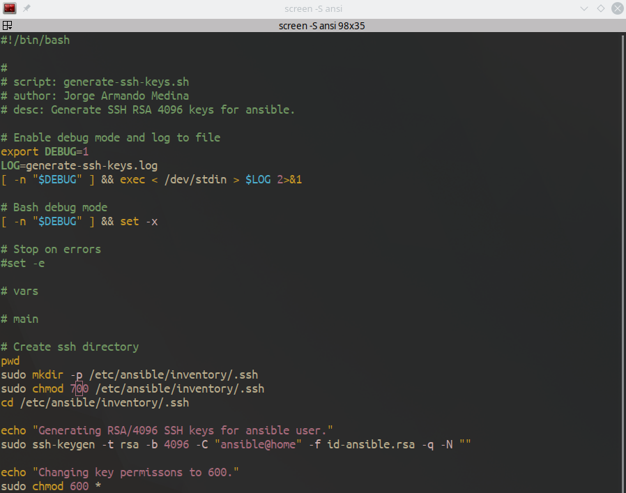 Shell script ejemplo